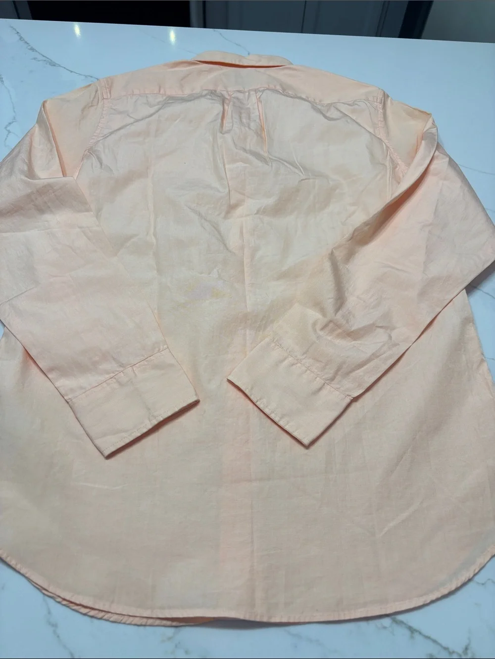 Classic  Peach Button-Down Shirt